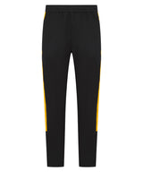 Kids knitted tracksuit pants — Black/Gold