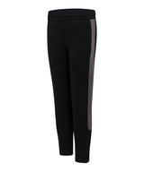 Kids knitted tracksuit pants — Black/Gunmetal Grey