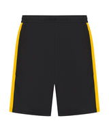 Knitted shorts with zip pockets — Black/Gold
