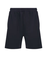 Knitted shorts with zip pockets — Navy