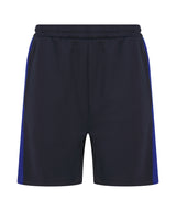 Knitted shorts with zip pockets — Navy/Royal