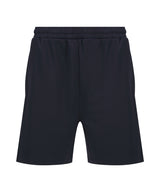 Kids knitted shorts with zip pockets — Navy