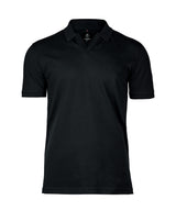 Harvard v-neck – stretch deluxe polo — Black