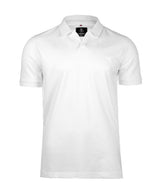 Harvard v-neck – stretch deluxe polo — White