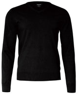 Brighton – elegant v-neck knit — Black