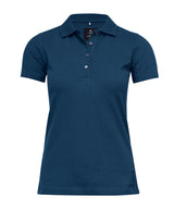 Women’s Harvard classic – stretch deluxe polo — Indigo