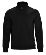 Glendale unisex 1/4-zip sweatshirt — Black