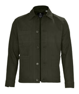 Sonoma twill unisex overshirt — Olive