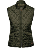 Women’s Camden – diamond quilted gilet — Olive