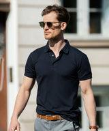Harvard classic – stretch deluxe polo — lifestyle