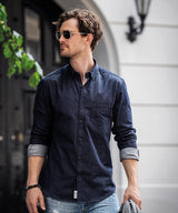 Torrance slim fit – raw and stylish denim shirt — lifestyle