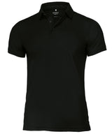 Clearwater – quick-dry performance polo — Black