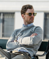 Newport – luxury lightweight crewneck — lifestyle