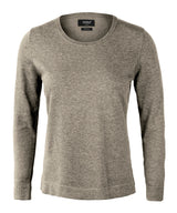 Women’s Brighton – elegant round neck — Sand Melange