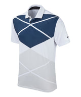 Nike Vapor argyle print polo — White/Black