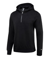 Nike Dri-FIT player hoodie — Black / Black / Black / Brushed Silver