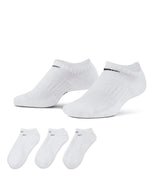 Nike everyday cushioned no show socks (3 pairs) — lifestyle