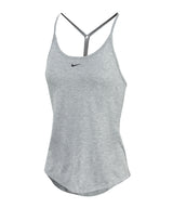 Women’s Nike One Dri-FIT Elastika standard fit tank — Particle Grey/Heather/Black