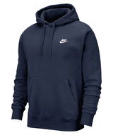 Nike Club hoodie — Midnight Navy/Midnight Navy/White