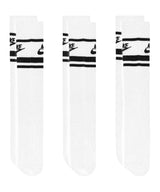 Nike Dri-FIT Sportswear everyday essential socks (3 pairs) — White/Black/Black