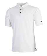 Nike Dri-FIT Tour solid polo — White/Black
