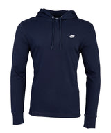 Nike Club knit hoodie — Obsidian/Obsidian/White