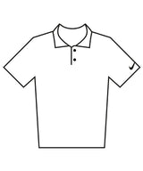Velocity solid polo — White/Black