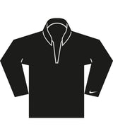 Velocity 1/2-zip top — Black/White