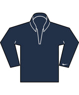 Velocity 1/2-zip top — College Navy/White