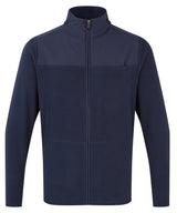 'Agility' men's panelled fleece jacket — Navy