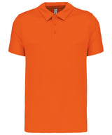 Men's short-sleeved polo shirt — lifestyle