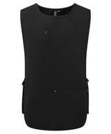 ‘Utility 2.0’ vest apron — Black