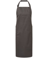 Recycled Polyester & Organic Cotton Apron — Dark Grey