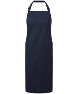 Recycled Polyester & Organic Cotton Apron — Navy