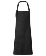 ‘Regenerate’ Bib Apron — Black Denim