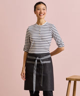 Domain contrast denim waist apron — lifestyle