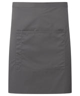 ‘Colours collection’ mid-length pocket apron — Dark Grey
