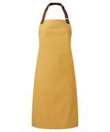 Annex Oxford bib apron — Mustard