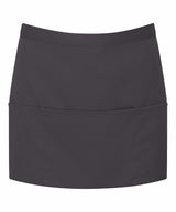 Colours 3-pocket apron — Charcoal