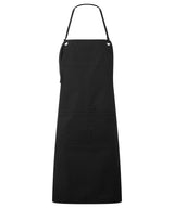 ‘Artisan’s choice’ double-pocket canvas apron — Black