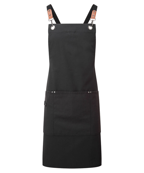 Clip ‘n’ Clasp cross-back bib apron