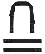 ‘Swap & Pop’ Customisable Apron – Straps — Black
