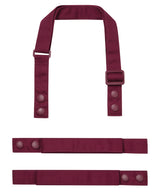 ‘Swap & Pop’ Customisable Apron – Straps — Burgundy