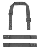 ‘Swap & Pop’ Customisable Apron – Straps — Dark Grey