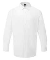 Long sleeve ‘Recyclight’ poplin shirt — White