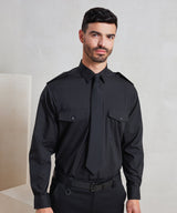 Long sleeve pilot shirt — lifestyle