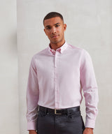 Cotton-rich Oxford stripes shirt — lifestyle
