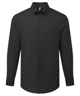 ‘Supreme’ Oxford long sleeve shirt — Black