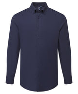 ‘Supreme’ Oxford long sleeve shirt — Navy