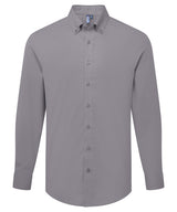 ‘Supreme’ Oxford long sleeve shirt — Steel Grey